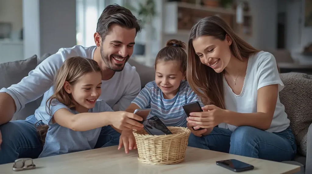 family screen time limits digital parenting